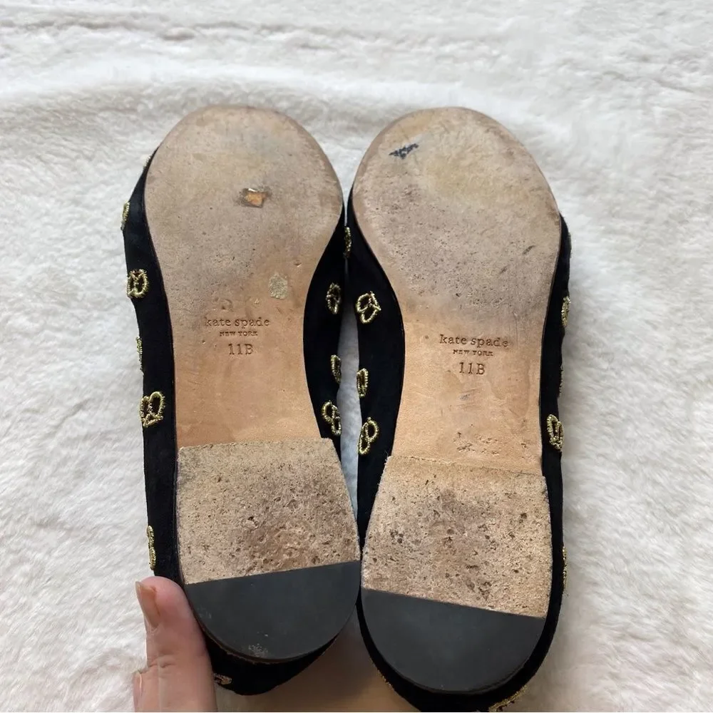 Kate Spade Lounge Mini Pretzel Loafers Size 11B